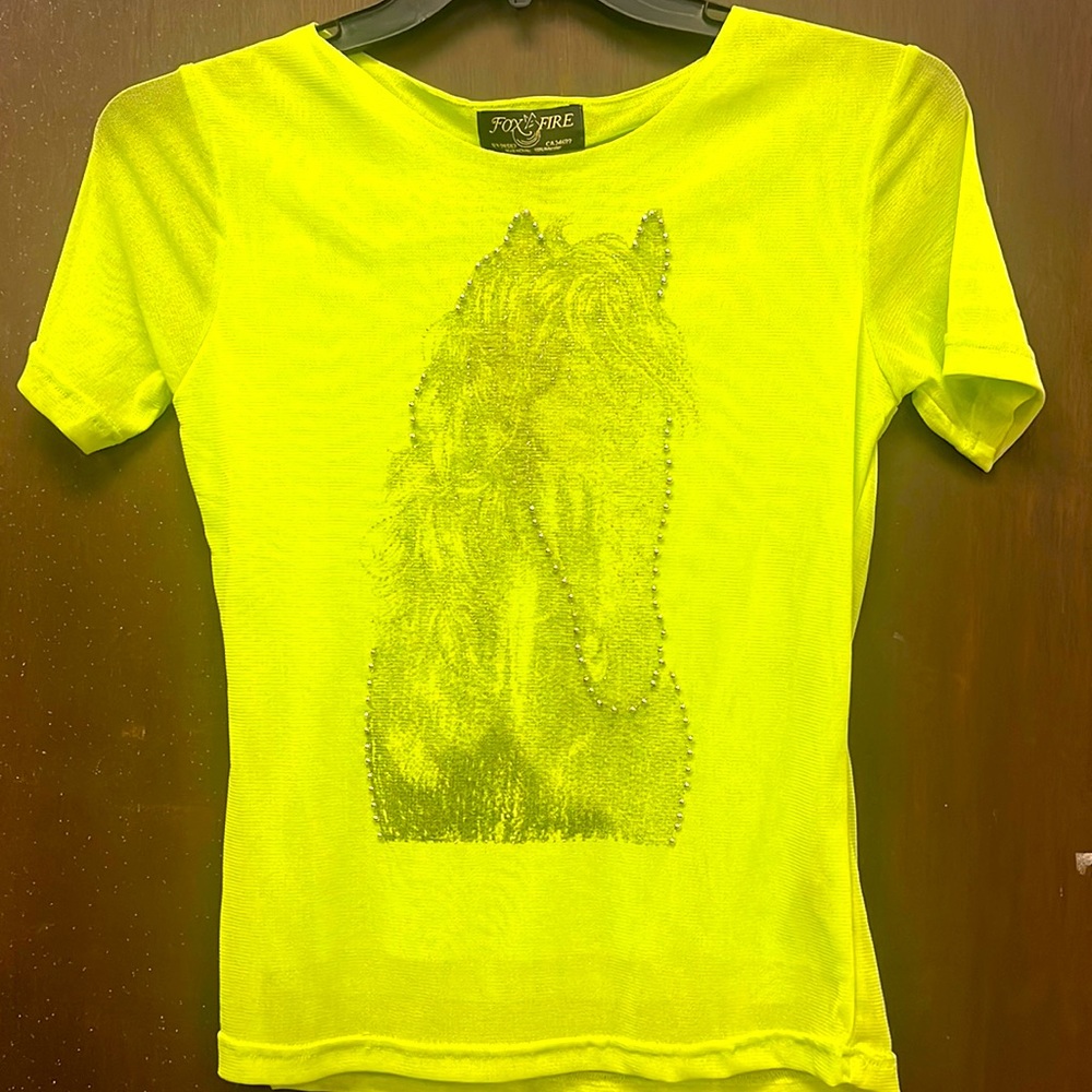 Fox Fire green shirt
